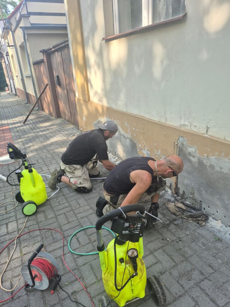 Injektáž - SDH Vinařice