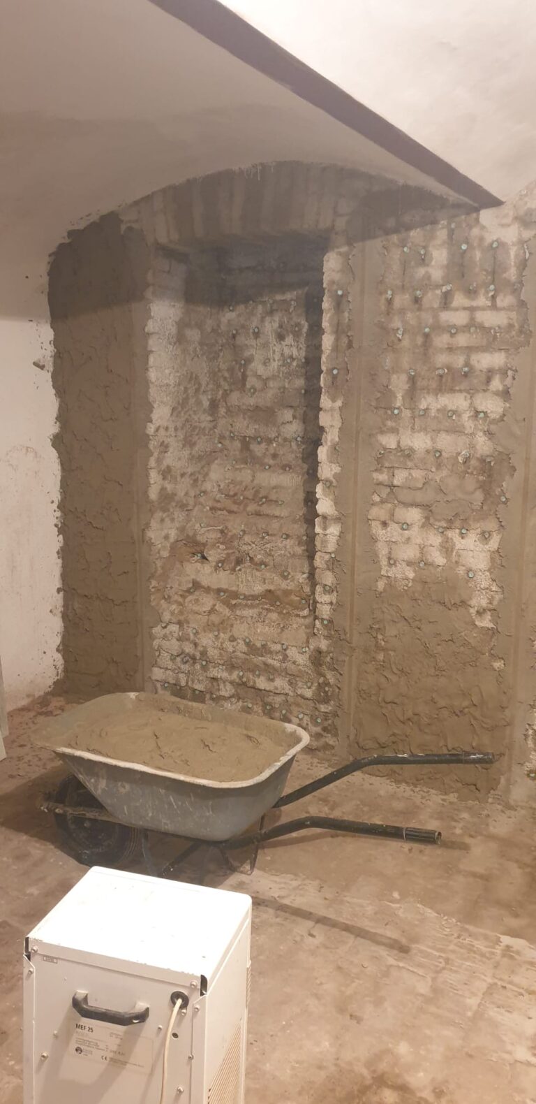 Sanace sklepa Eliášova Praha 6