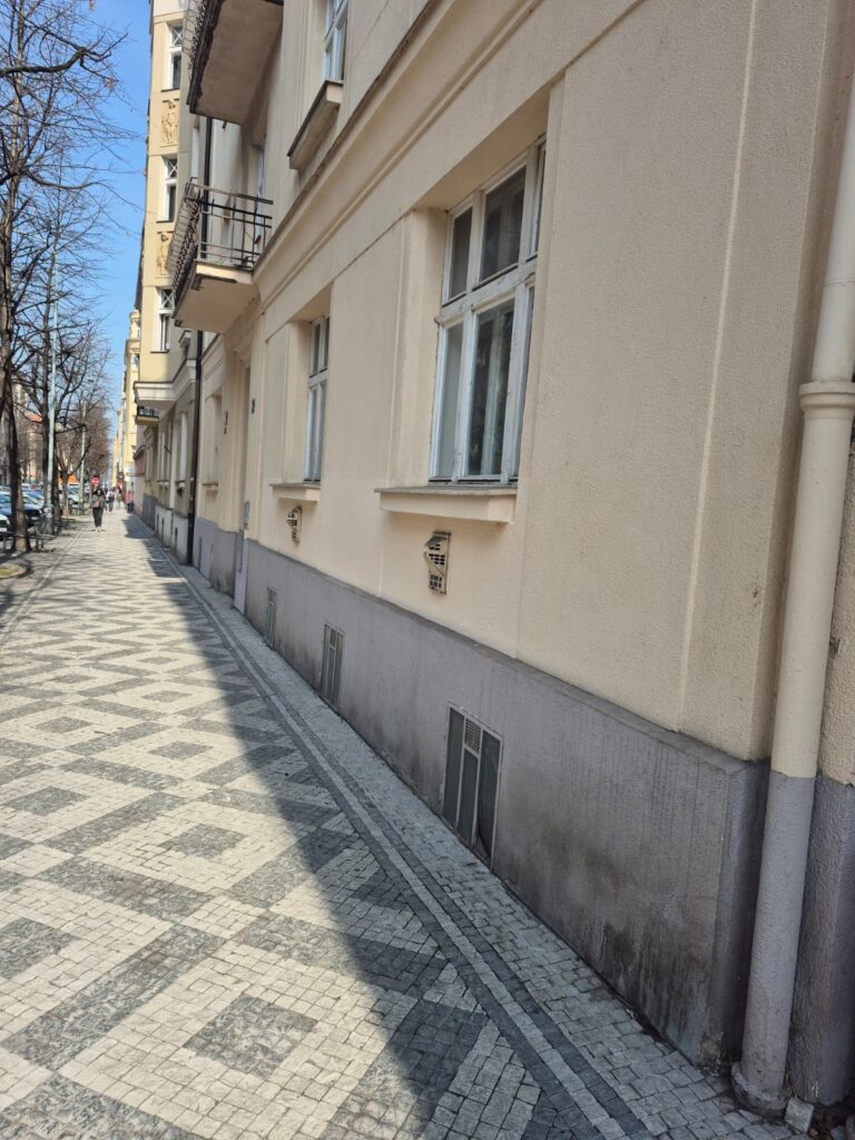 Injektáž sklepa - Kolínská ul. Vinohrady