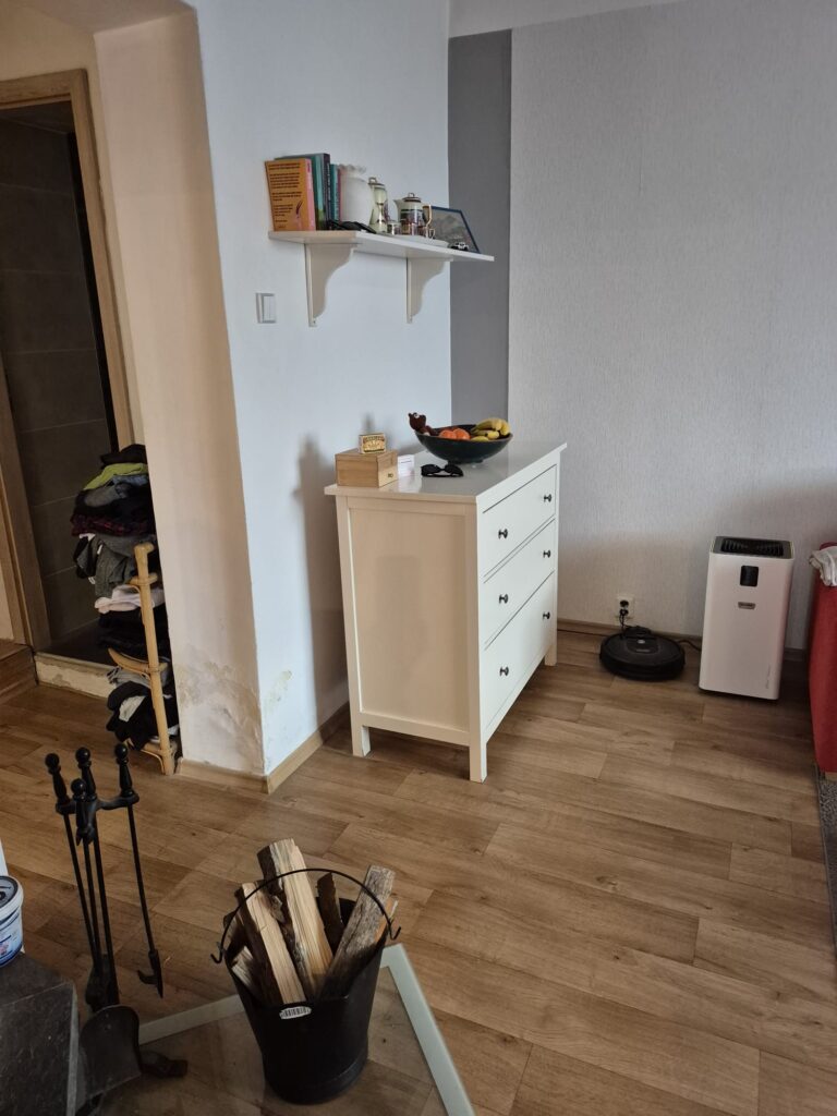 Injektáž - sklep Zbořený kostelec