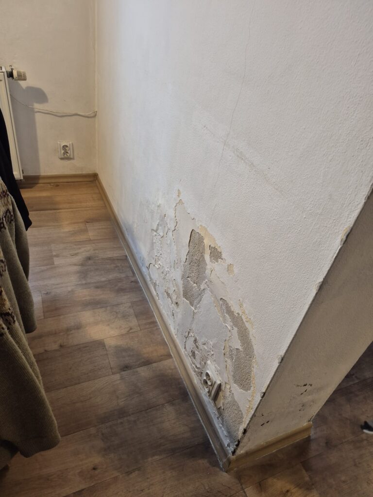 Injektáž - sklep Zbořený kostelec