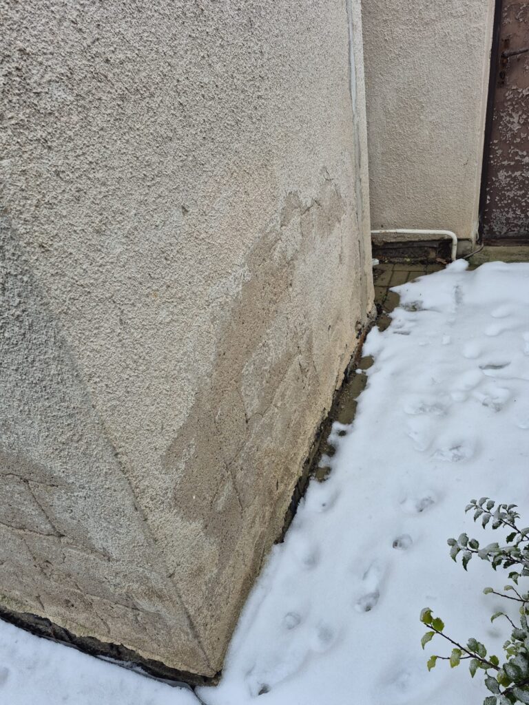 Injektáž - sklep Zbořený kostelec